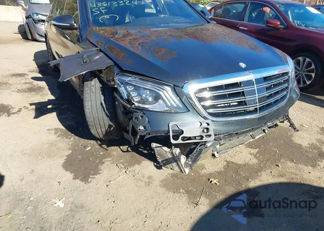 2018 Mercedes-Benz S 560 4Matic из США, поврежденный, VIN WDDUG8GB4JA380951